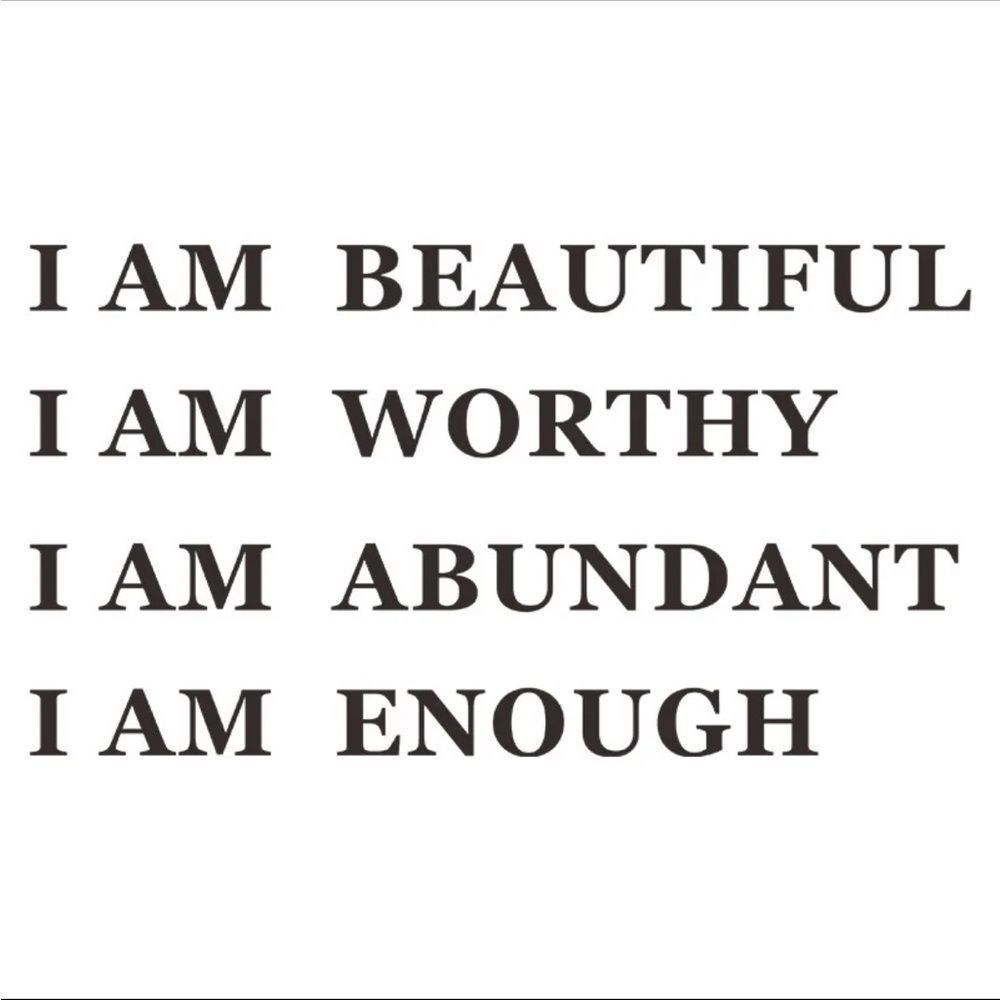 10/$25🦋 I AM ENOUGH Inspirational Wall Decal - Picture 7 of 11